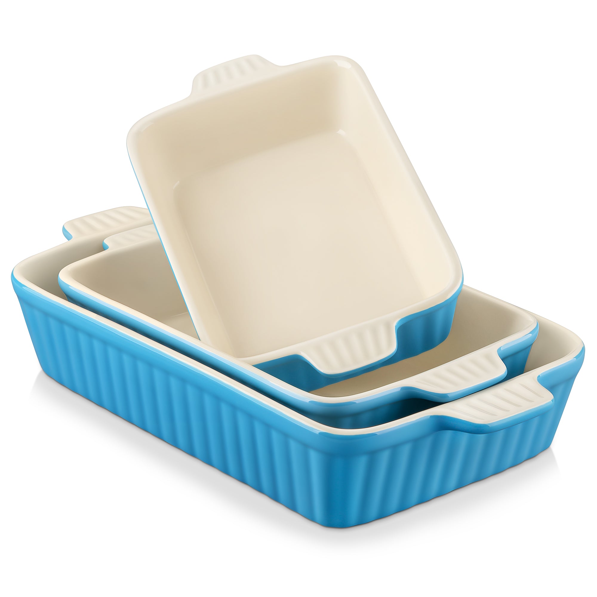 vancasso Baking Dish Set, Ceramic Bakeware Sets of 3