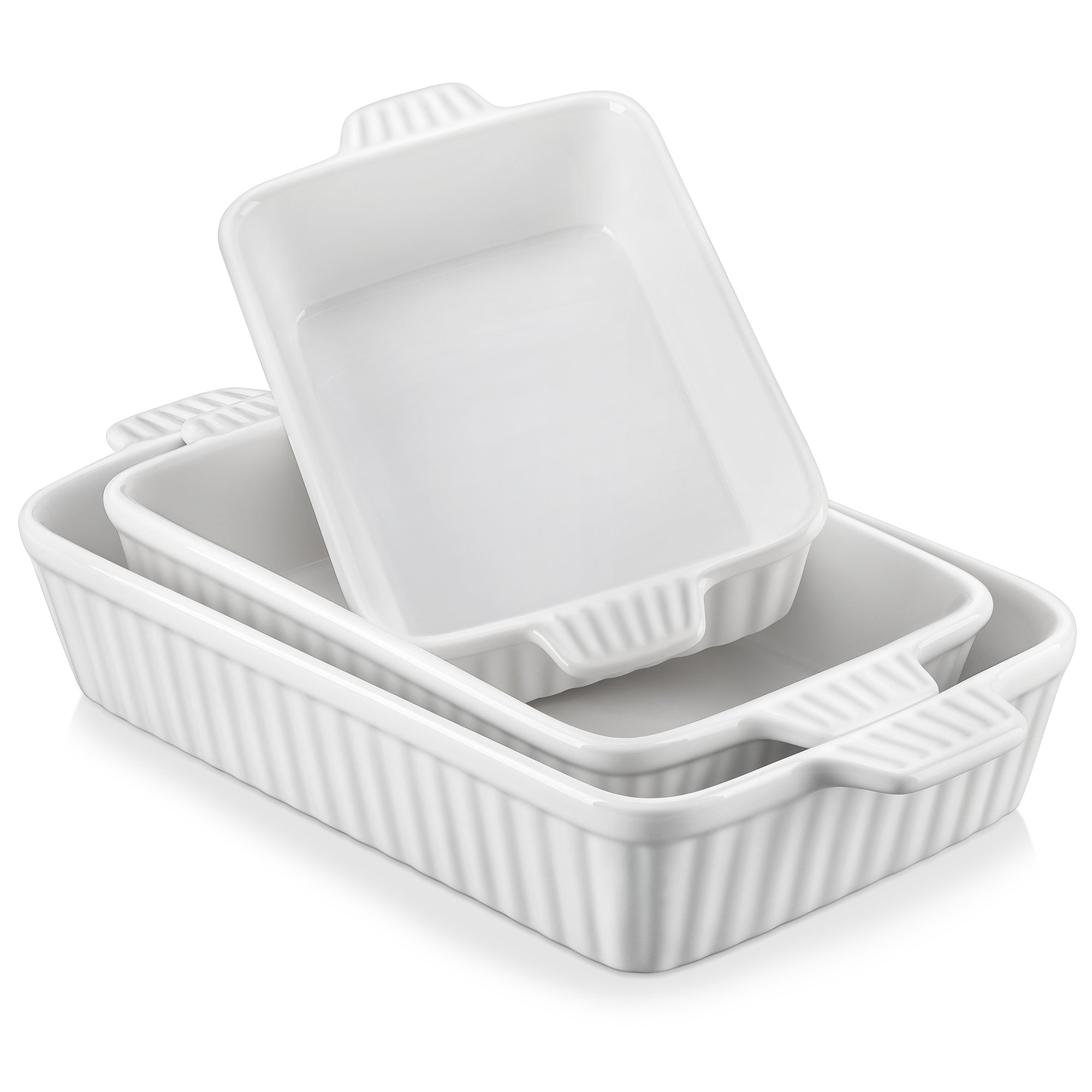 vancasso Baking Dish Set, Ceramic Bakeware Sets of 3
