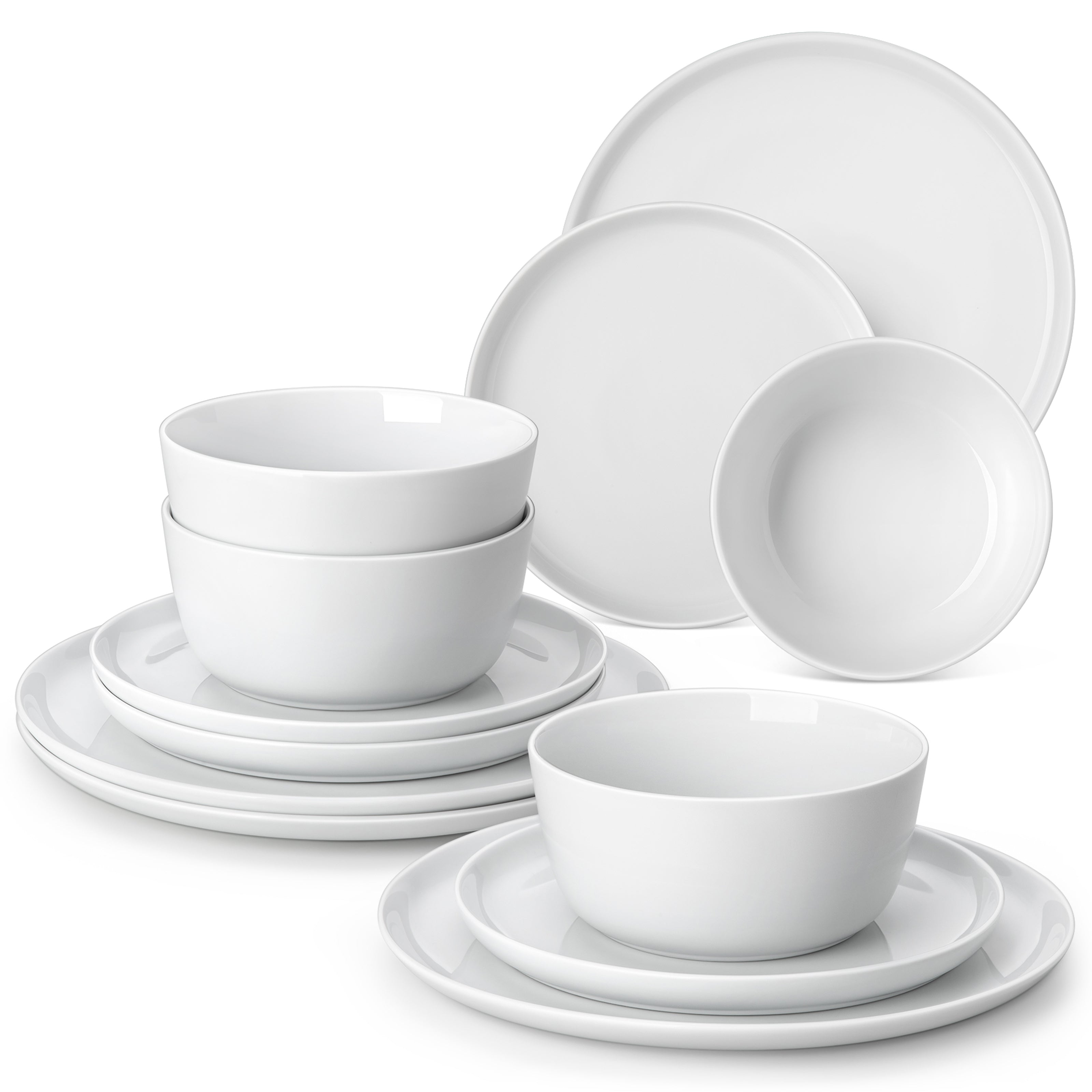 vancasso Dinnerware Set, Ceramic Plates and Bowls Set