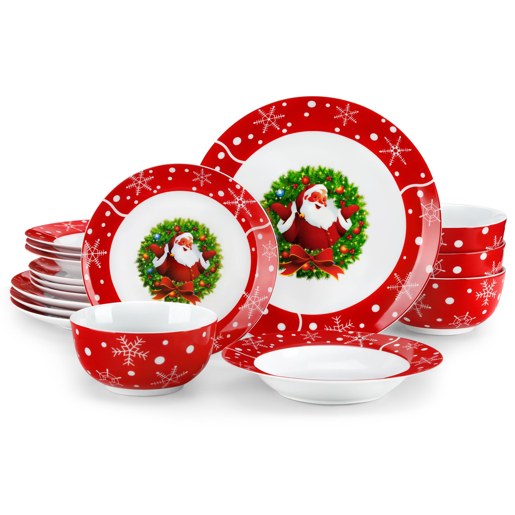 SANTACLAUS 16/18/30 dinnerware set