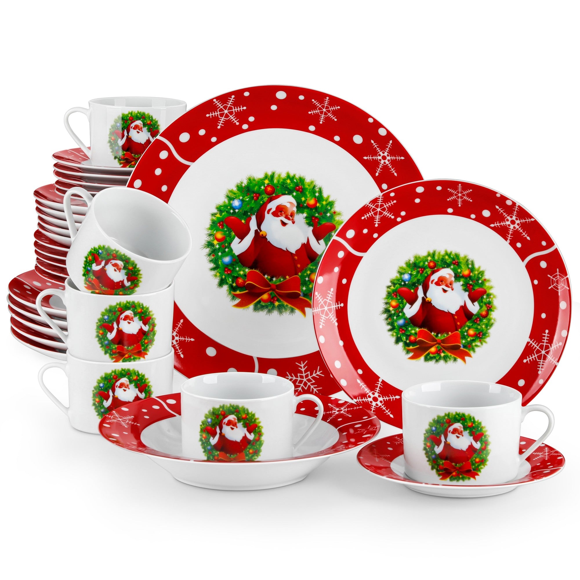 SANTACLAUS 16/18/30 dinnerware set