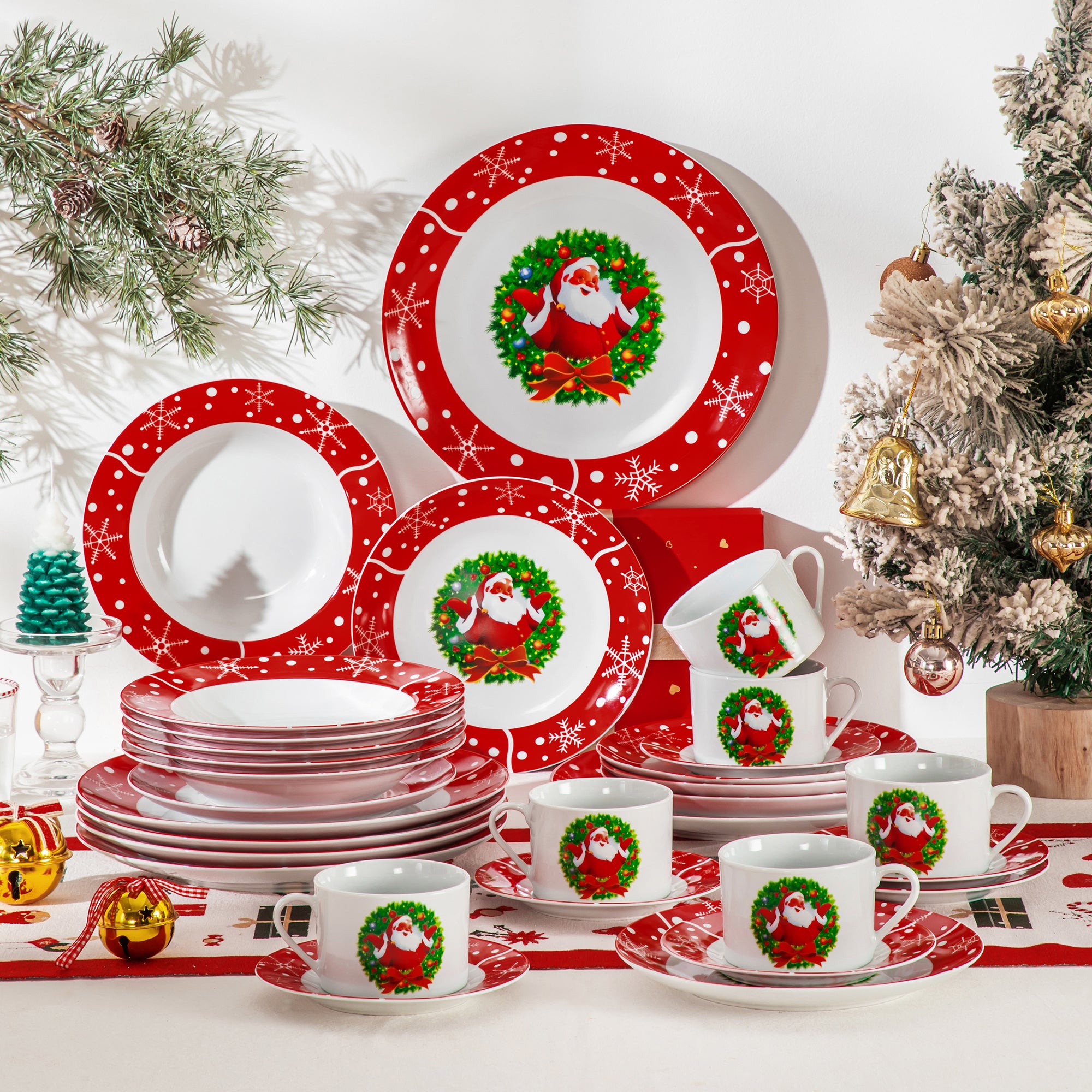 SANTACLAUS 16/18/30 dinnerware set