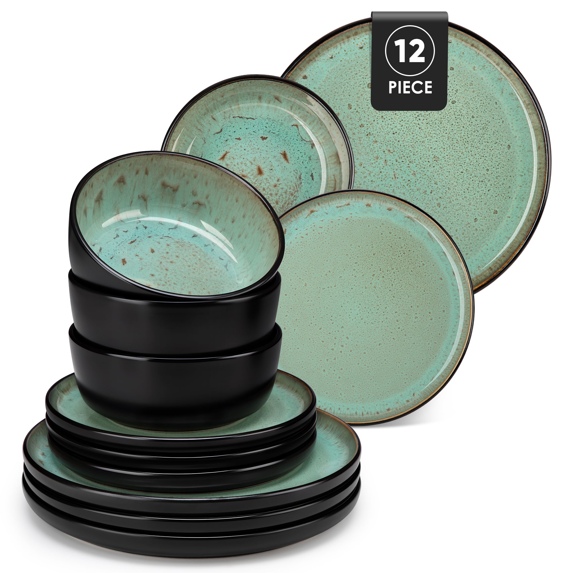 VC AMBER G 12 dinnerware set
